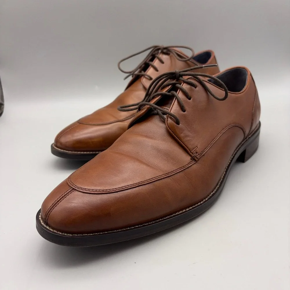 Cole Haan Dress Shoes Men 11 Lenox Hill Split Toe Derby Classic Professional